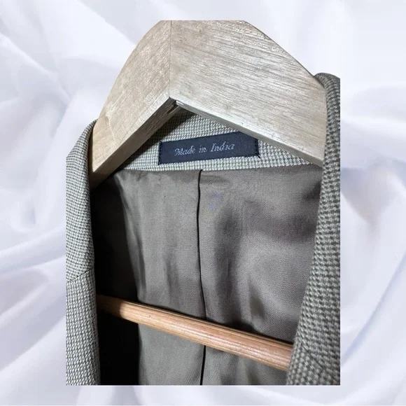 Ralph Lauren 52% Silk 48% Wool Blend Blazer Jacket Men’s Size 44L FREE SHIPPING